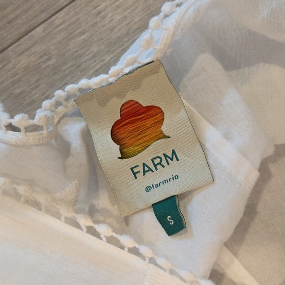 Farm Rio Richelier Embroidered Midi Dress - Picture 4 of 4